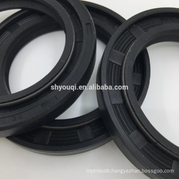 Black NBR double lip DC dual spring oil seals DC tc oil seal washing machine parts